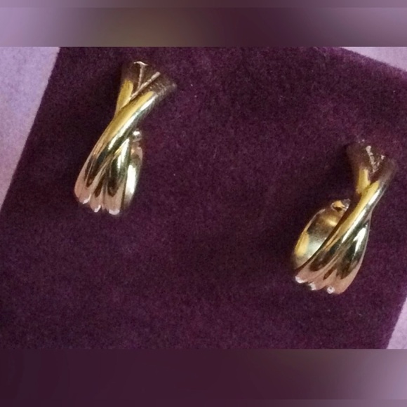 Glam Vintage Earrings Lot Statement Gold Rhinestone Pearl Bundle Estate Lot - Picture 6 of 14